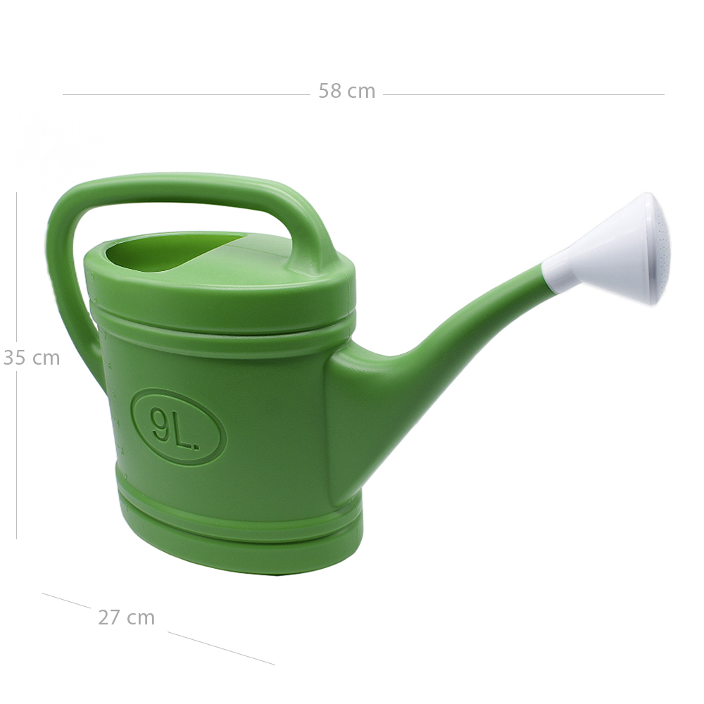 Regadera plastico 9 Litros Verde