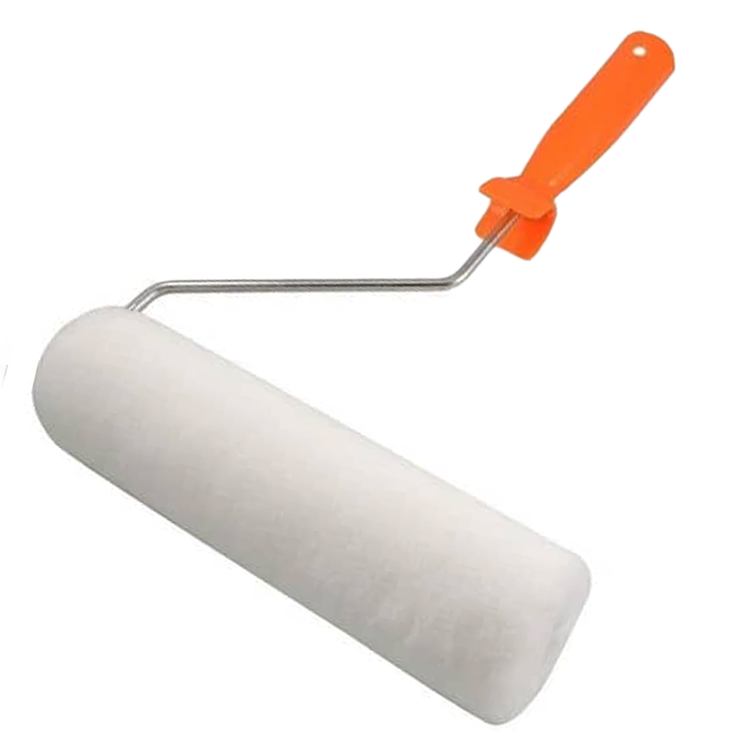 Rodillo de pintura con mango de plastico 150 mm Naranja