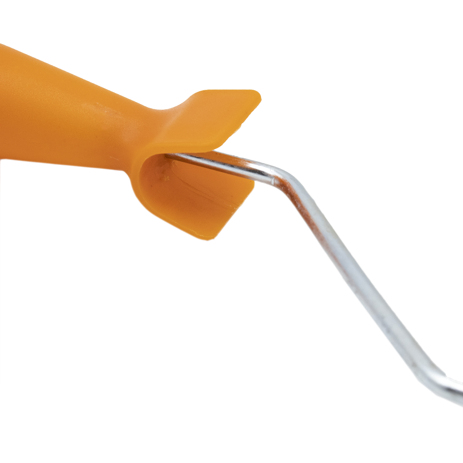 Rodillo de pintura con mango de plastico 150 mm Naranja