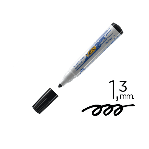 Rotulador Bic velleda para pizarra punta gruesa  Negro