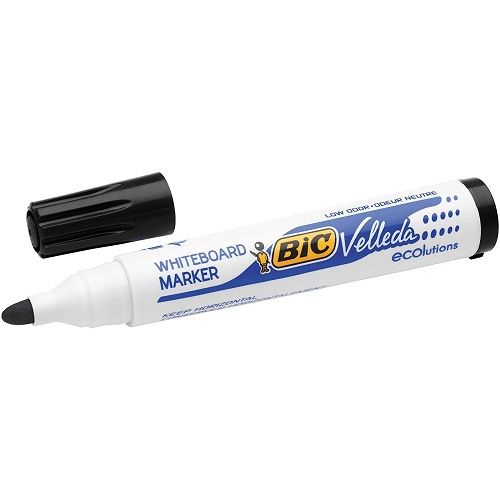 Rotulador Bic velleda para pizarra punta gruesa  Negro