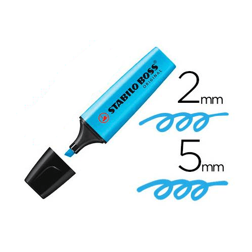 Rotulador Stabilo Boss 70  Azul