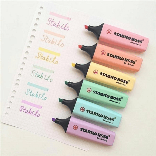 Rotulador Stabilo Boss Pastel  Amarillo claro