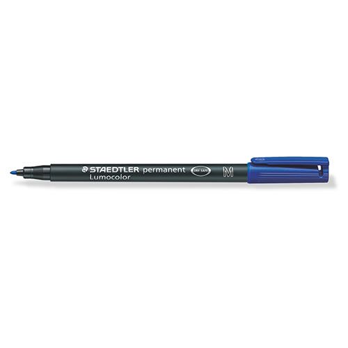 Rotulador Staedtler Lumocolor Permanente 1 mm  Azul