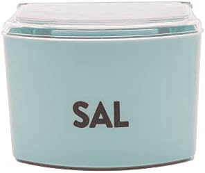 Salero plastico con tapa  Verde claro