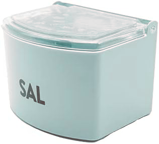 Salero plastico con tapa  Verde claro