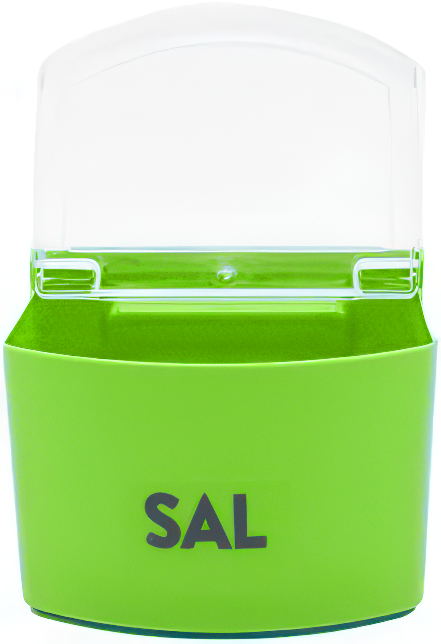 Salero plastico con tapa  Verde