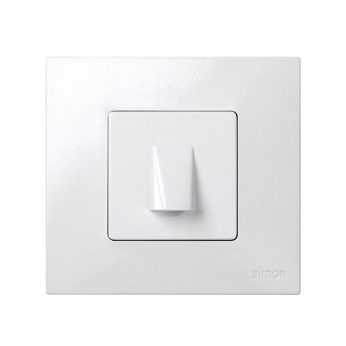 Salida de cable ancho Simon 27 Play  Blanco