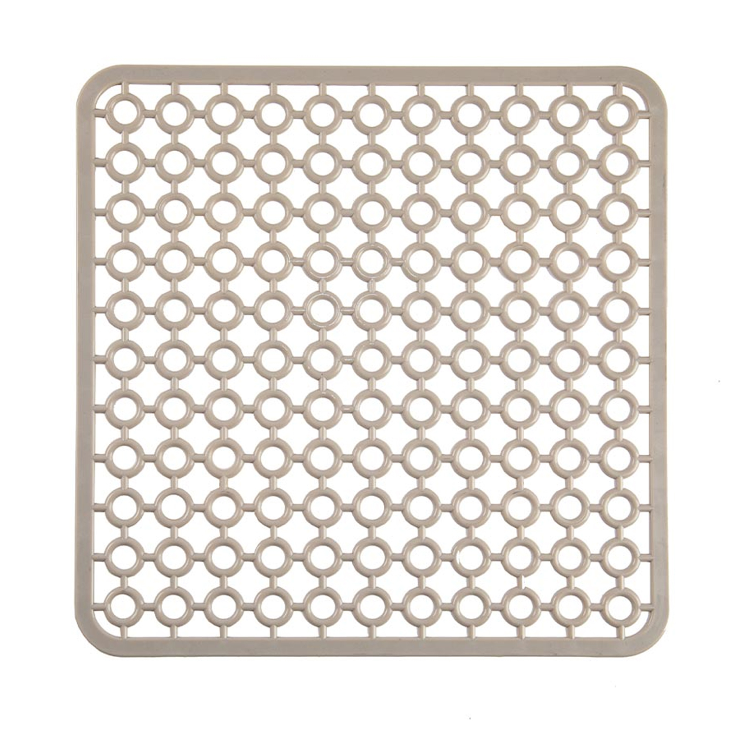 Salvaplatos para fregadero cuadrado 30 cm Beige