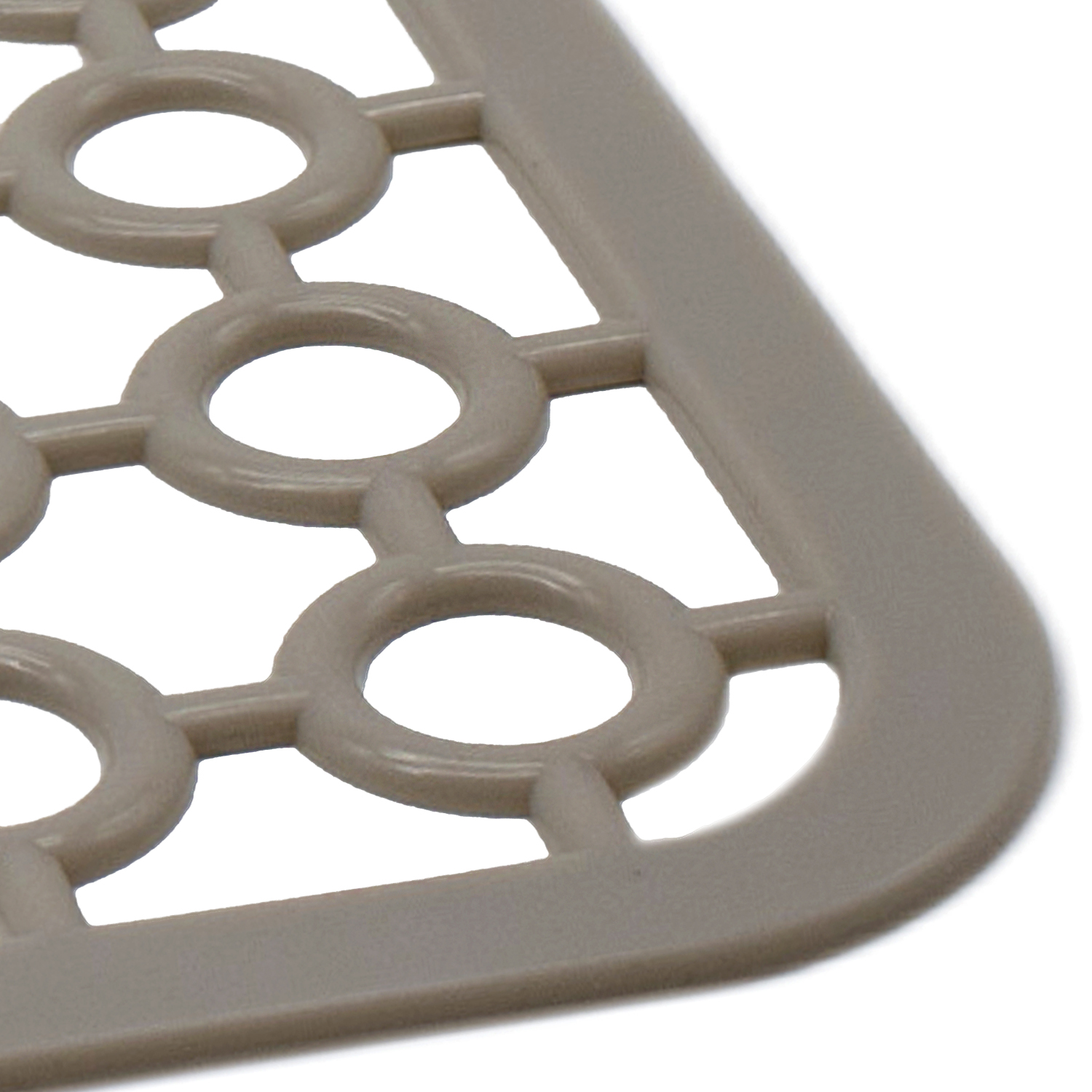 Salvaplatos para fregadero cuadrado 30 cm Beige