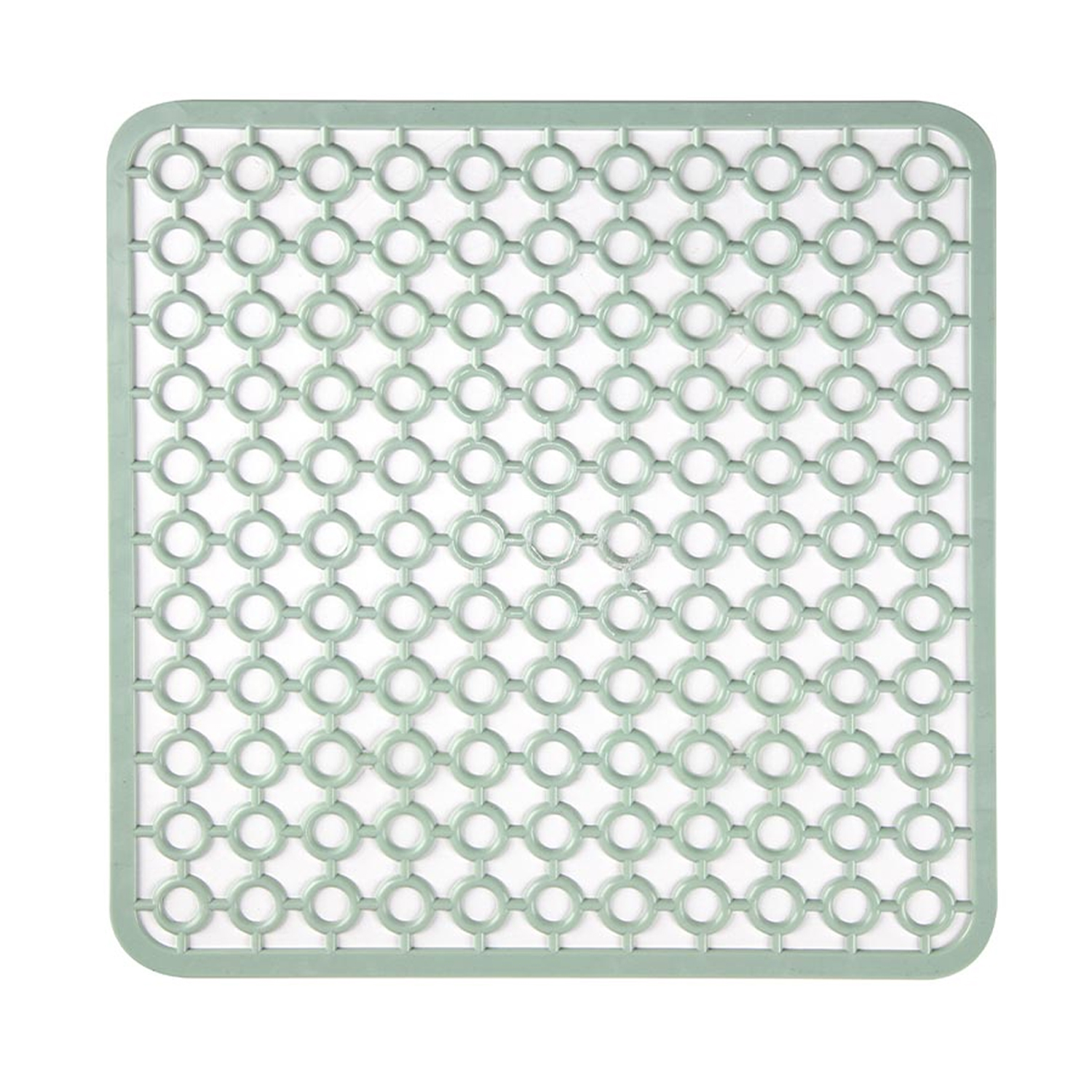 Salvaplatos para fregadero cuadrado 30 cm Verde claro