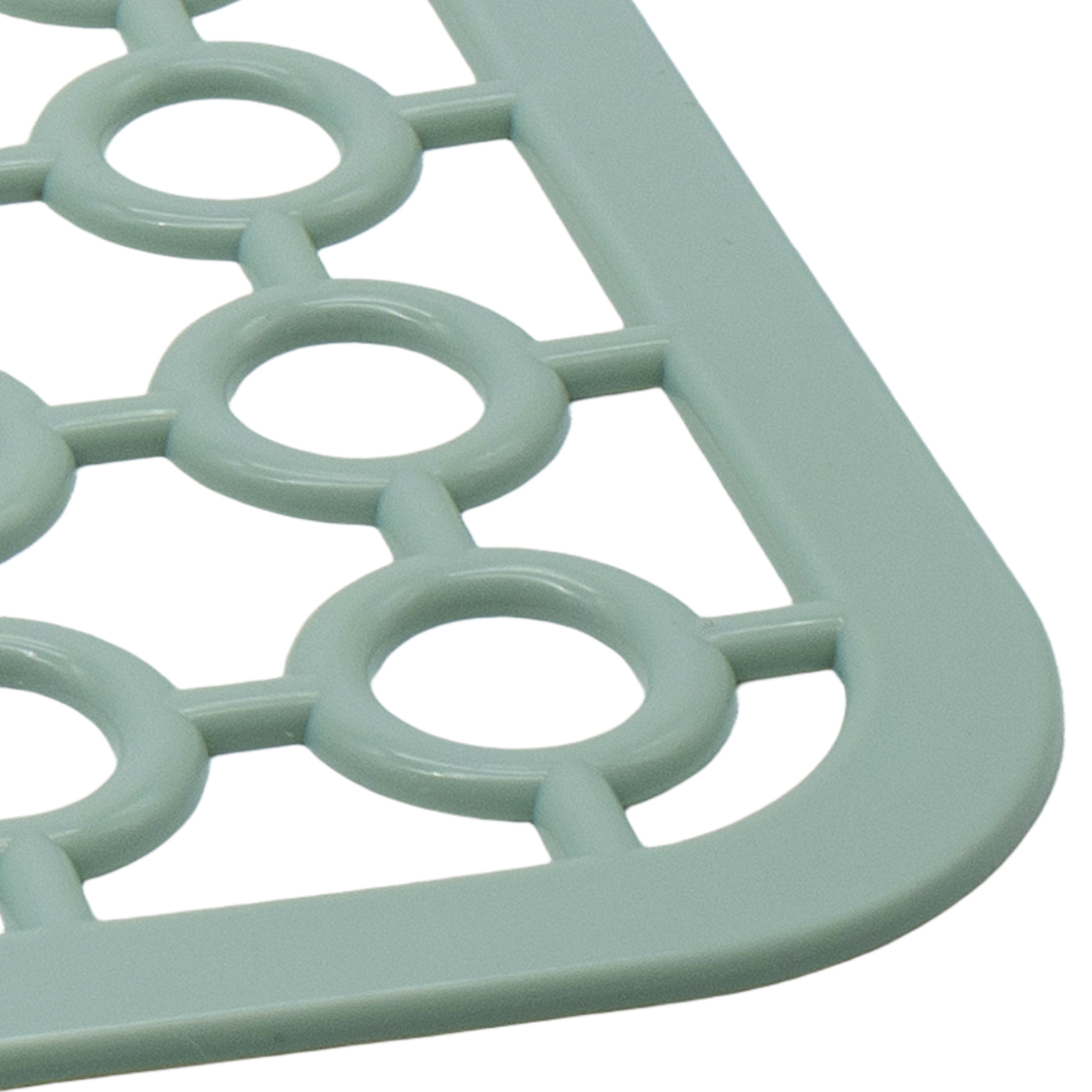 Salvaplatos para fregadero cuadrado 30 cm Verde claro