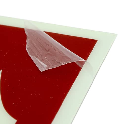 Señal boca de incendio homologada PVC 21x30cm  Rojo