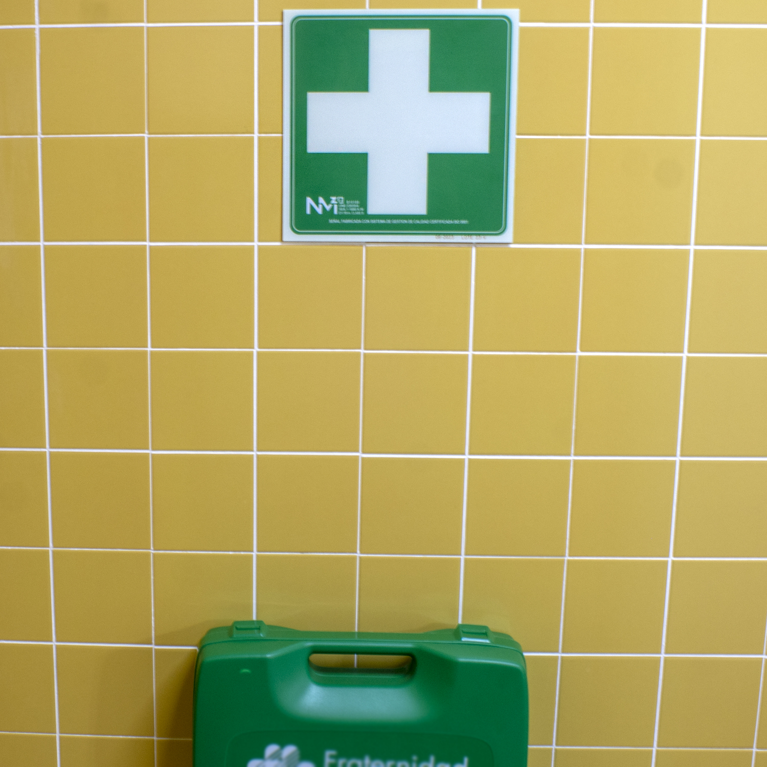 Señal Botiquin PVC 21 x 21 cm  Verde