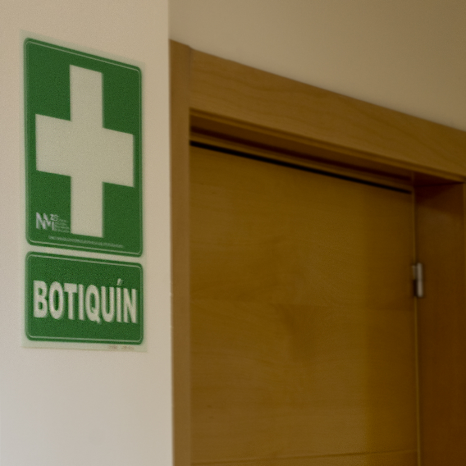 Señal Botiquin  PVC 22.4 x 30cm  Verde