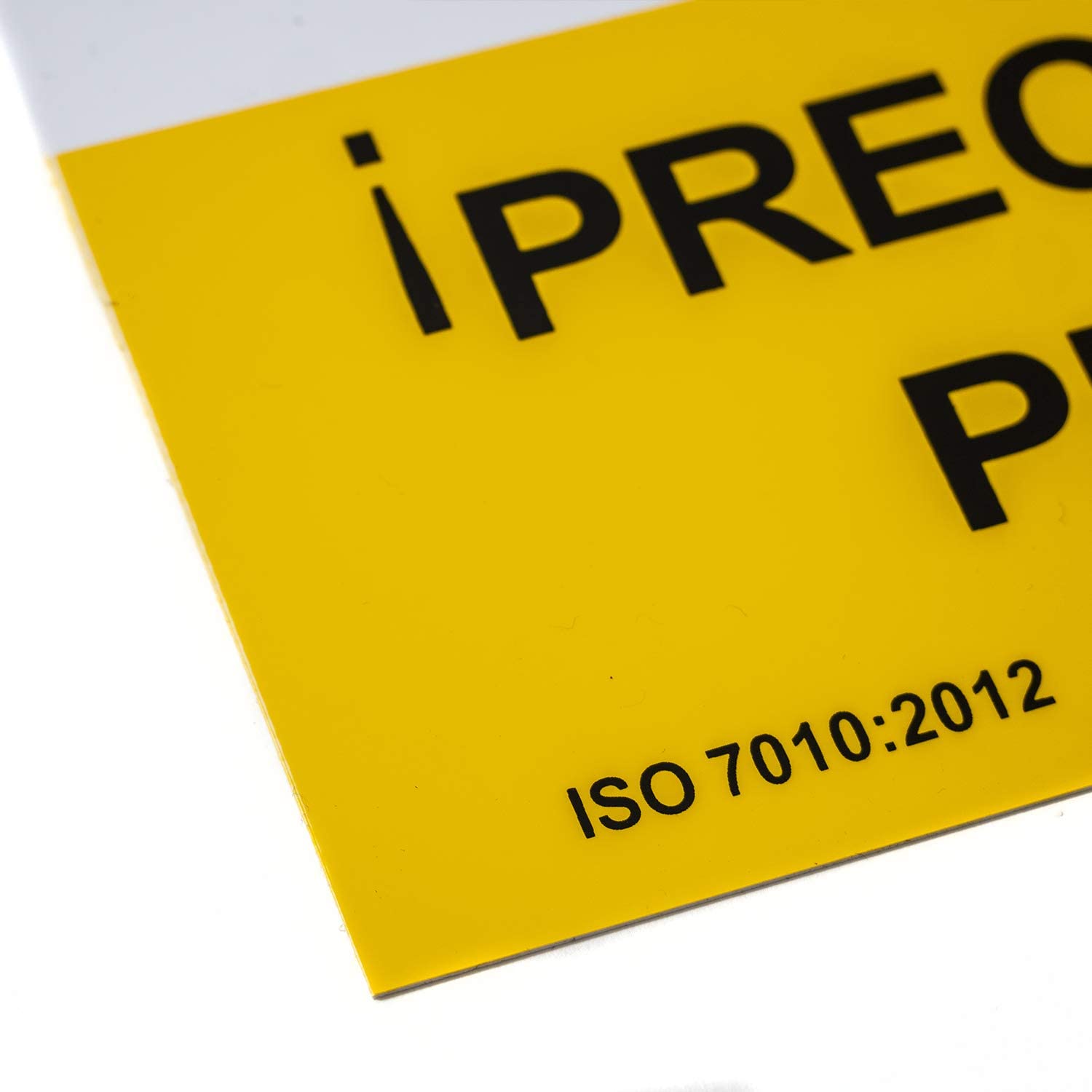 Señal precaucion perros aluminio 21x30cm  Amarillo