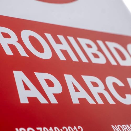 Señal prohibido aparcar PVC 21x30 cm