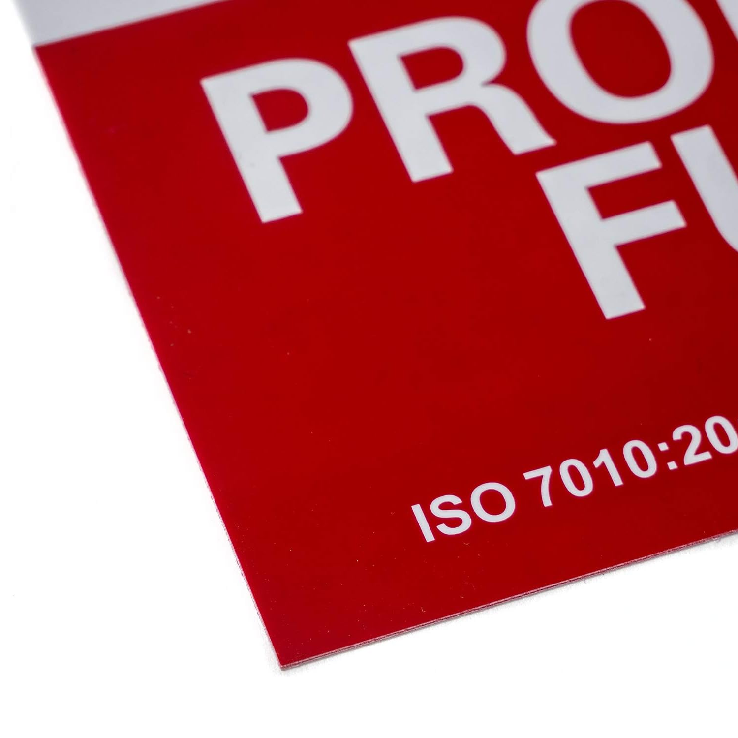 Señal prohibido fumar PVC 30x40 cm  Rojo