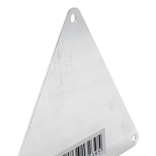 Señal Rayo Triangulo aluminio 10.5 cm Amarillo