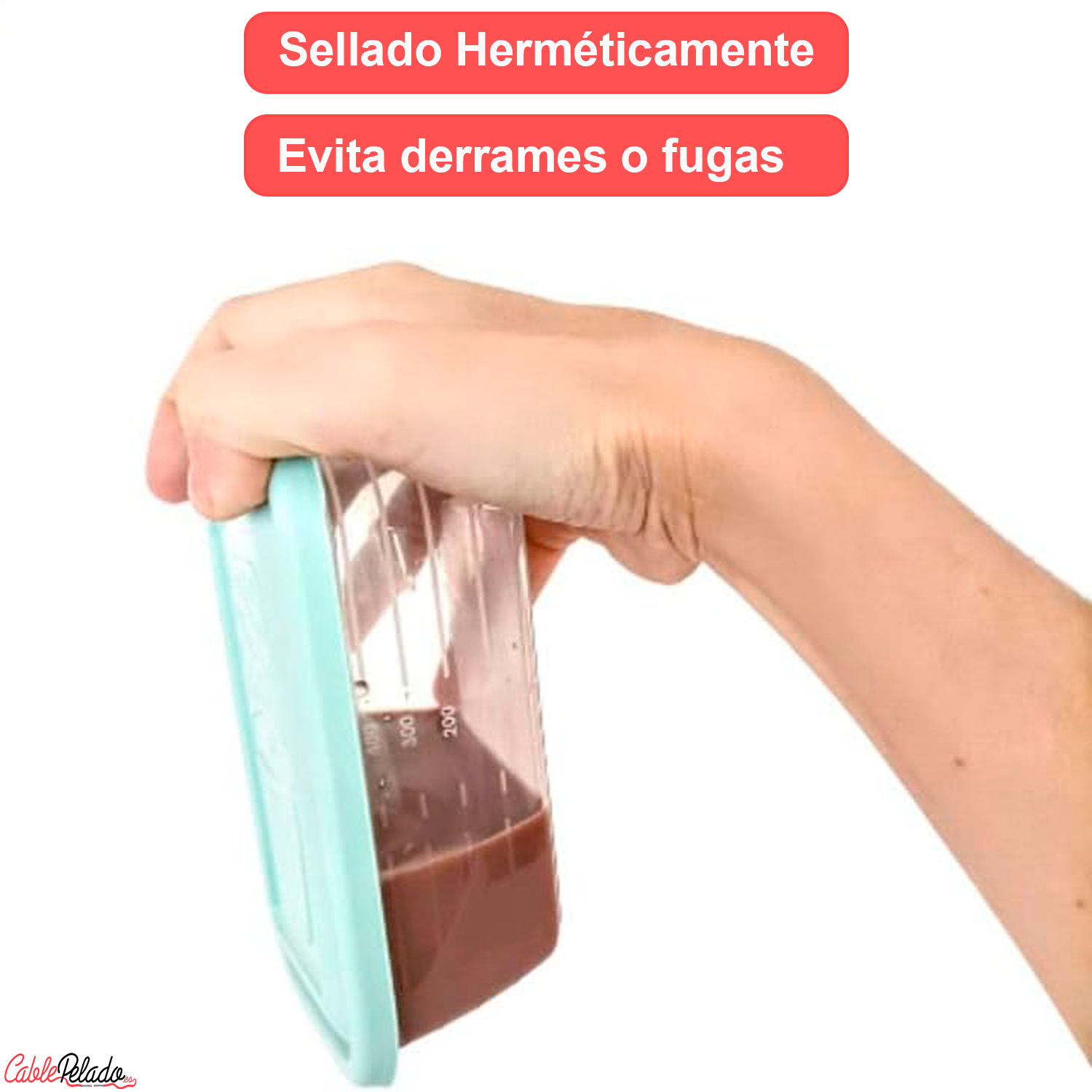 Set 3 Fiambreras 250 Ml Plástico Transparente Color Aleatorio