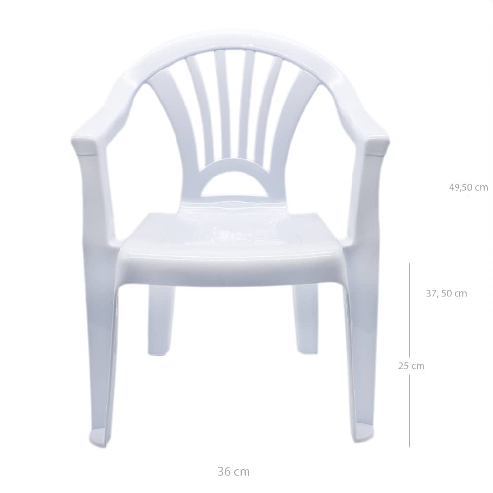 Silla infantil plastico  Blanco
