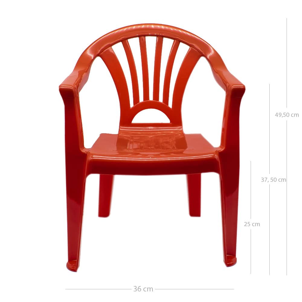 Silla infantil plastico  Rojo