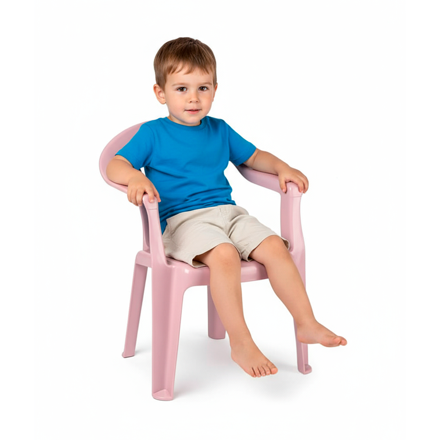 Silla infantil plastico  Rosa claro