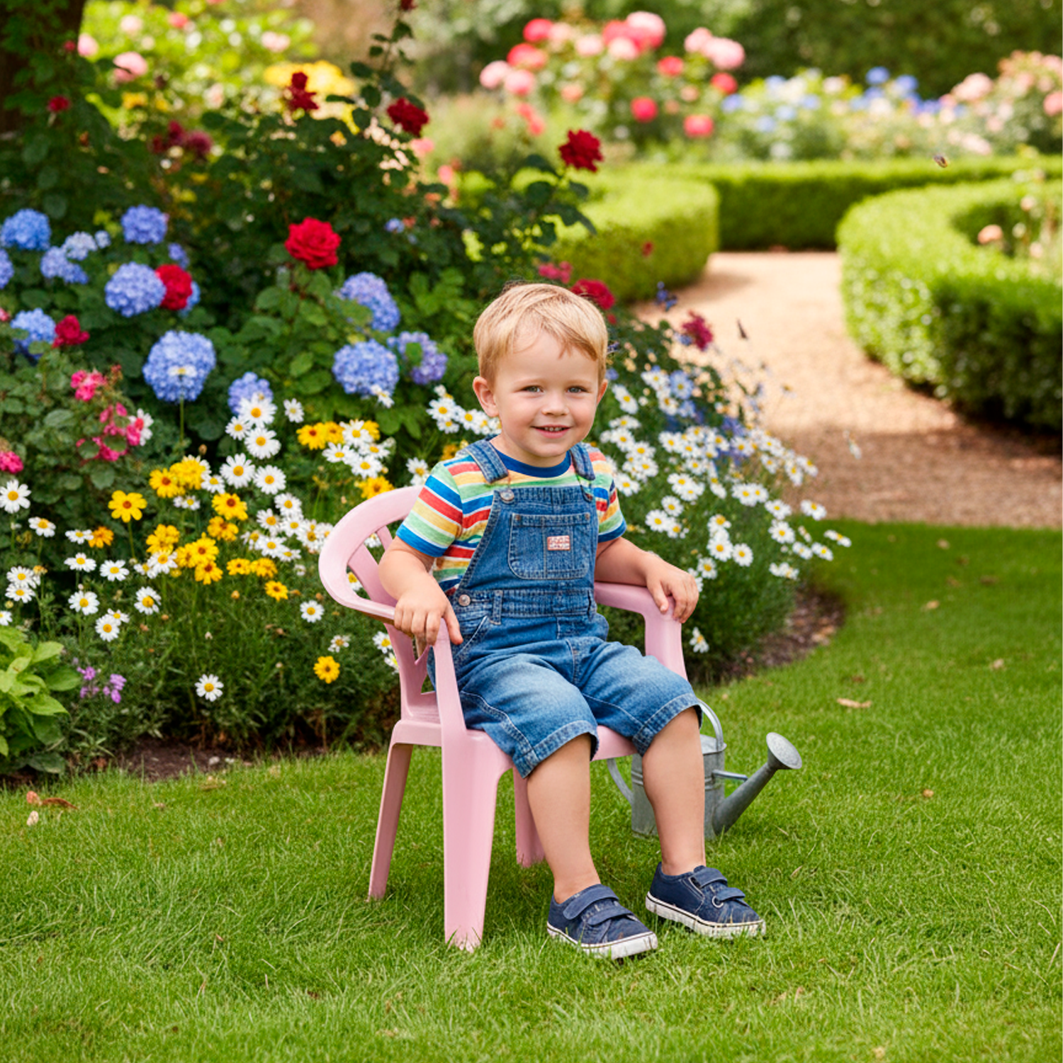 Silla infantil plastico  Rosa claro