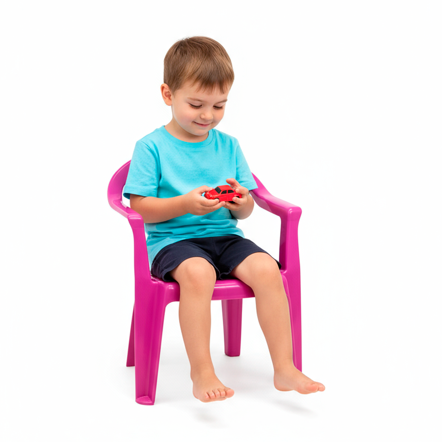 Silla infantil plastico  Rosa