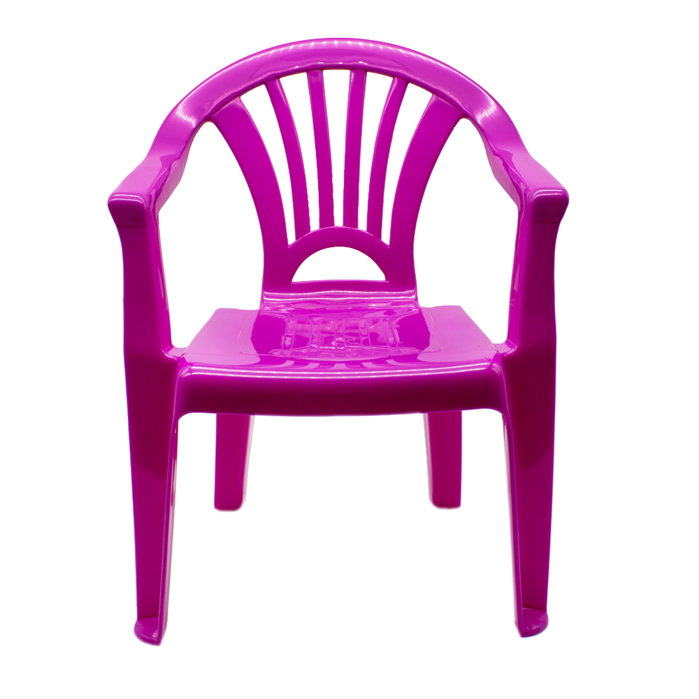 Silla infantil plastico  Rosa