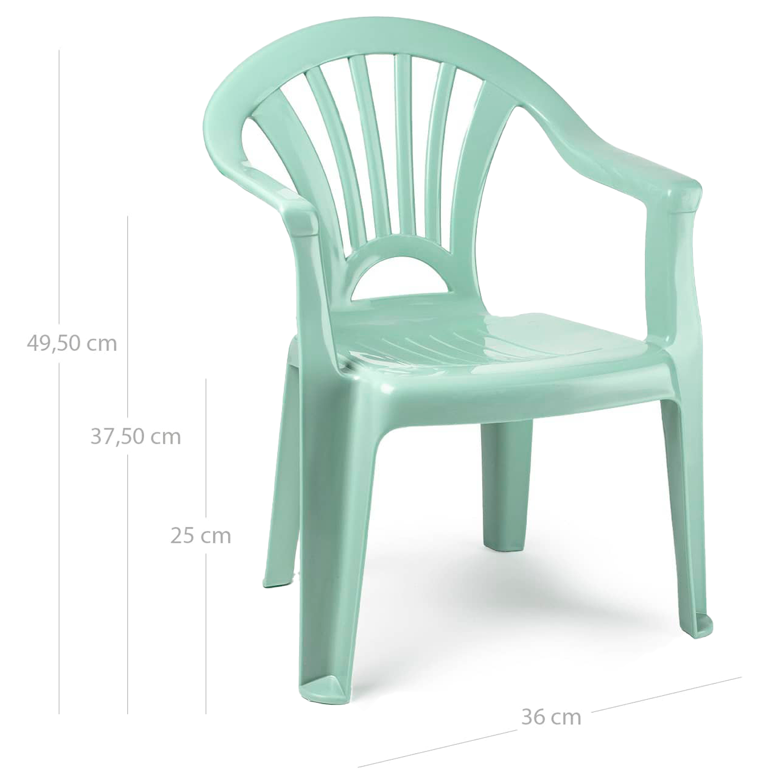 Silla infantil plastico  Verde claro