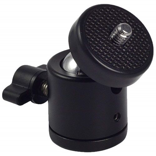 Soporte cabezal con tornillo para camara reflex  Negro