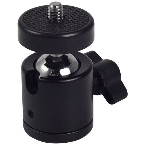 Soporte cabezal con tornillo para camara reflex  Negro