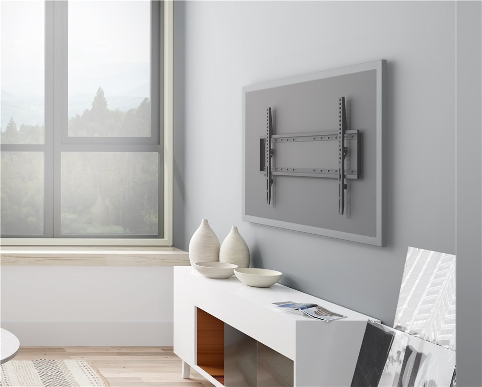 Soporte de pared para TV fijo 37 a 70 pulgadas  Negro