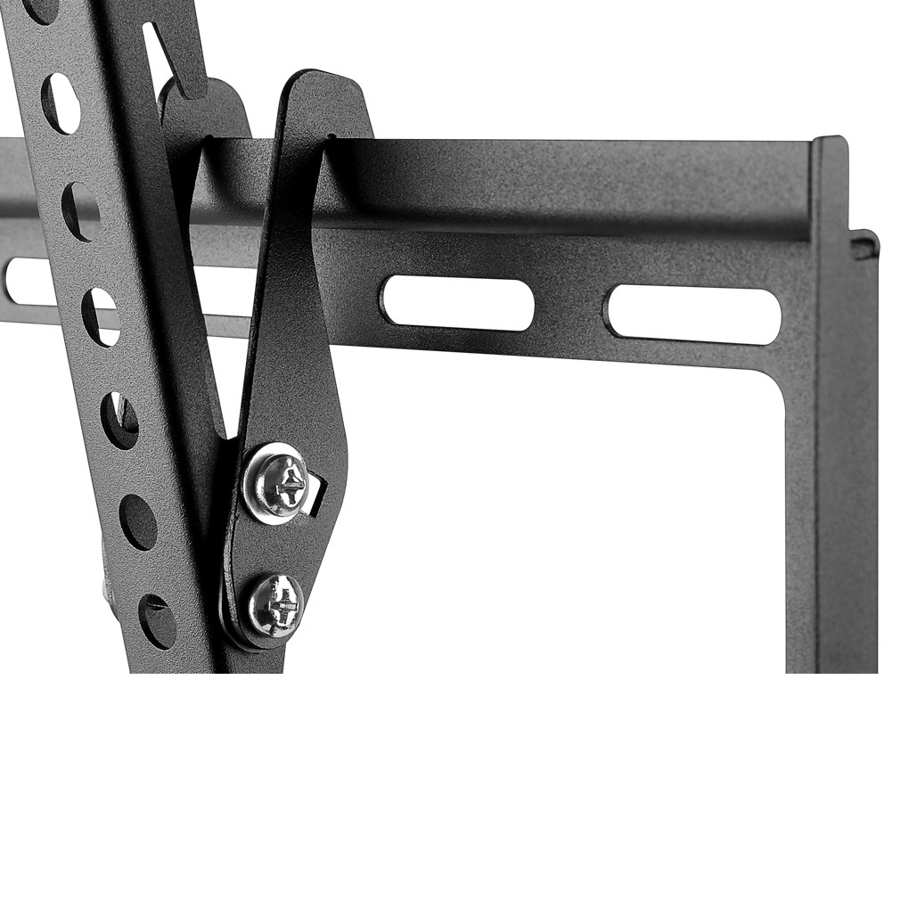 Soporte de pared para TV inclinable 37 a 70 pulgadas  Negro