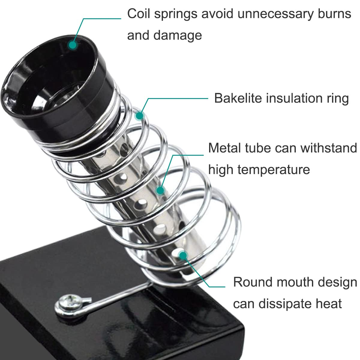 Soporte de soldador eléctrico metalico