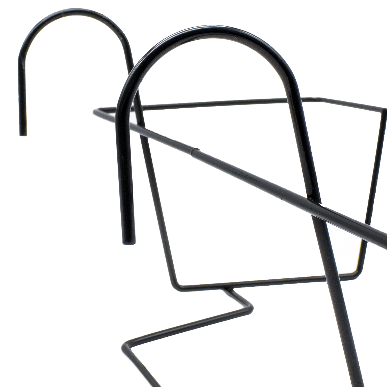 Soporte Metal para Jardinera de balcon 40 cm Negro