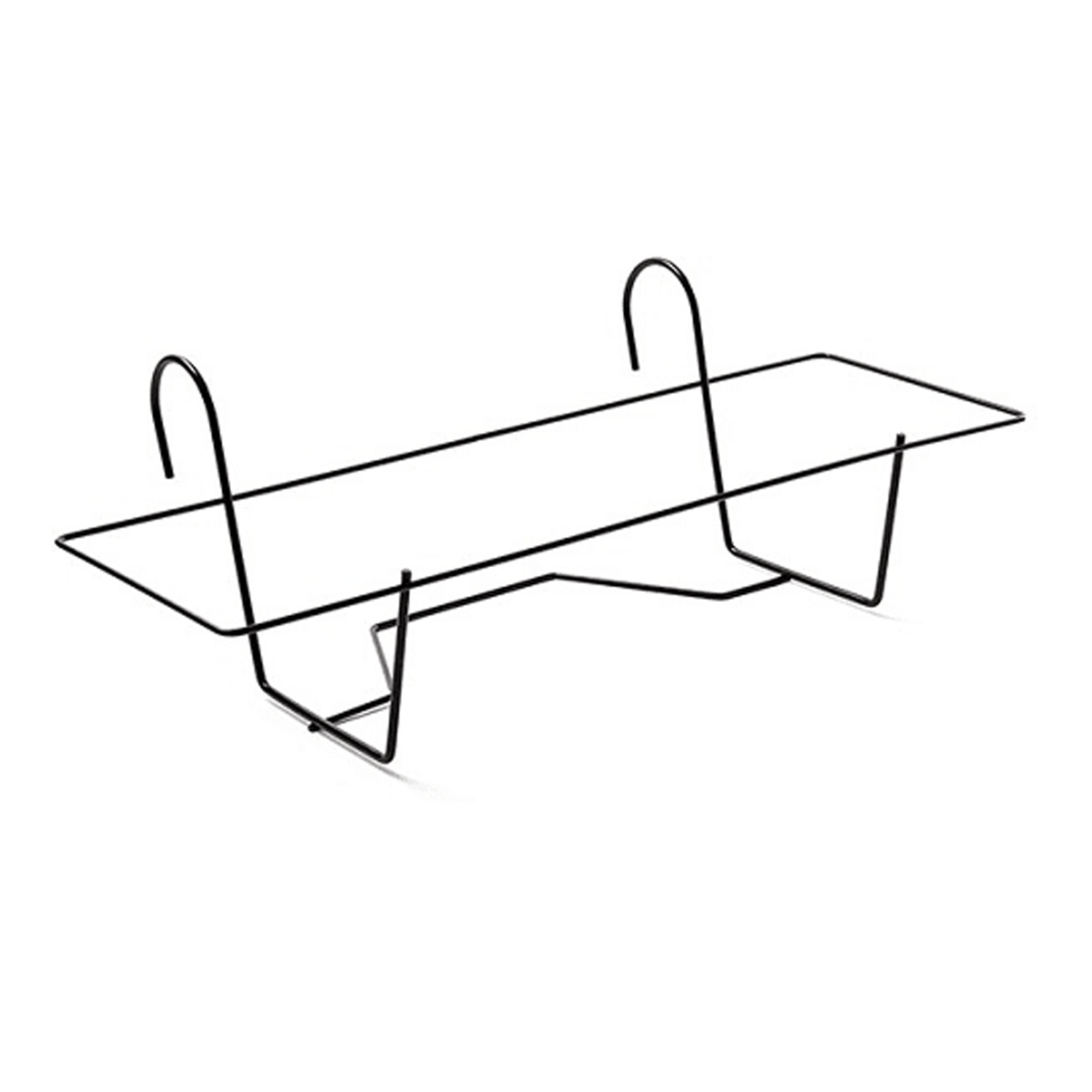 Soporte Metal para Jardinera de balcon 40 cm Negro