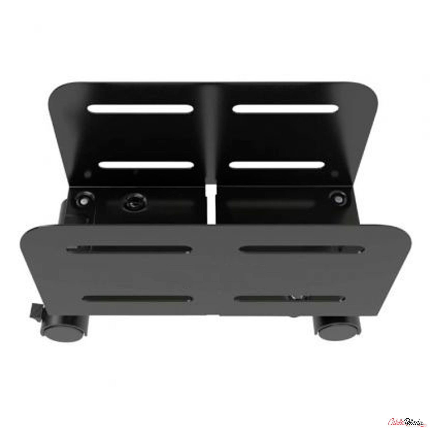 Soporte Para CPU De Suelo Con Ruedas  Negro