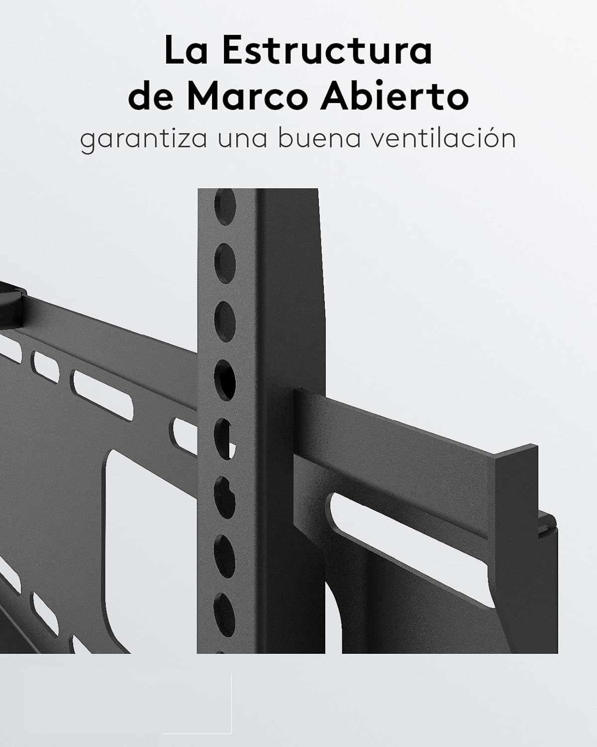 Soporte para televisores de 43 a 100 pulgadas (109-254 cm) hasta 75 kg  Negro