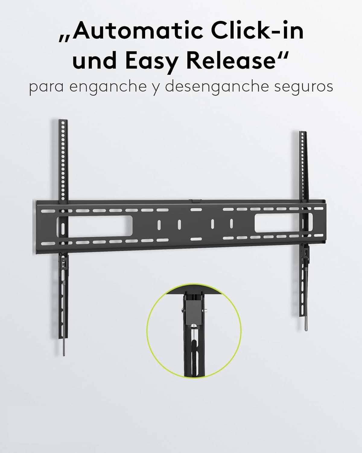 Soporte para televisores de 43 a 100 pulgadas (109-254 cm) hasta 75 kg  Negro