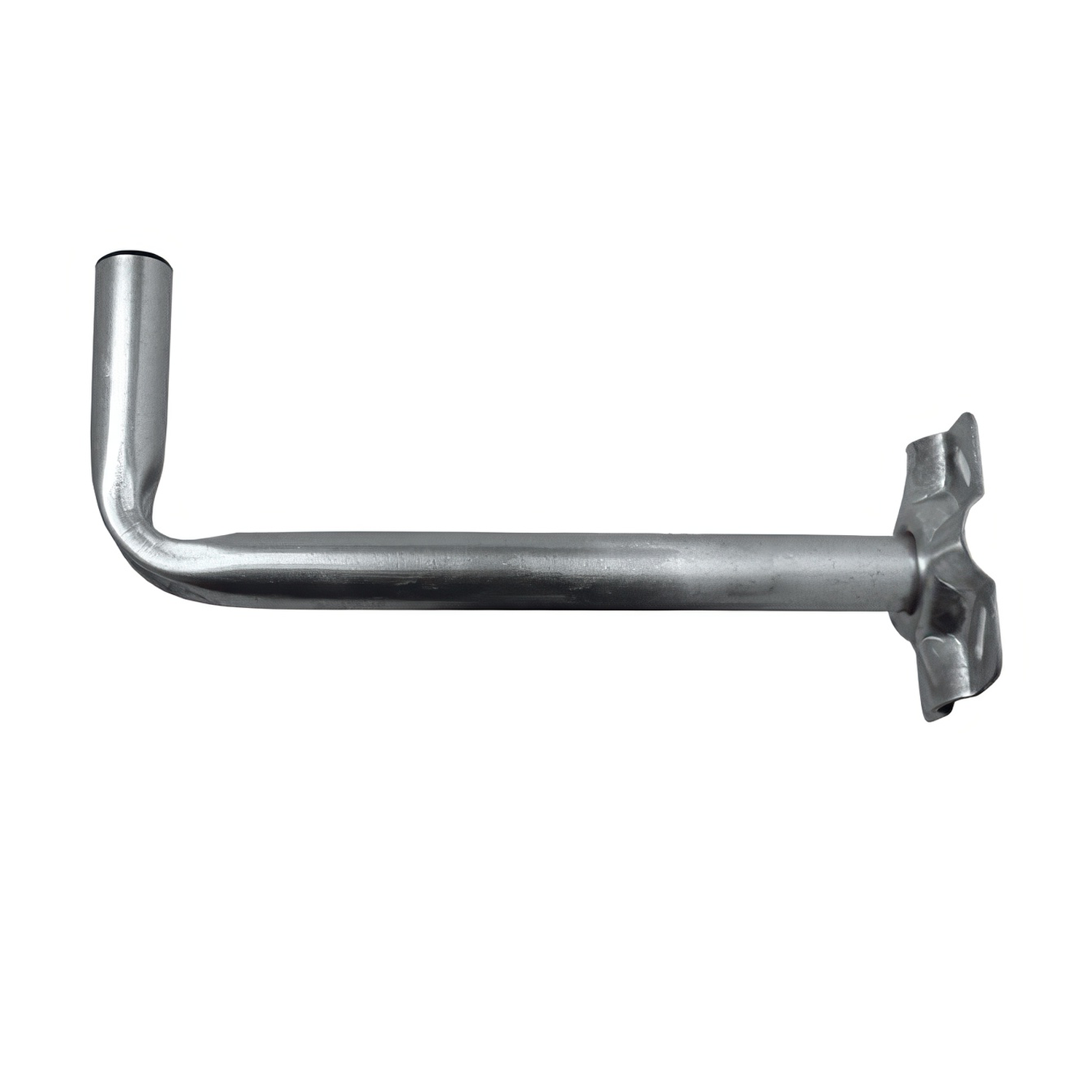 Soporte pared en L  30 mm para antenas de 60cm  Gris