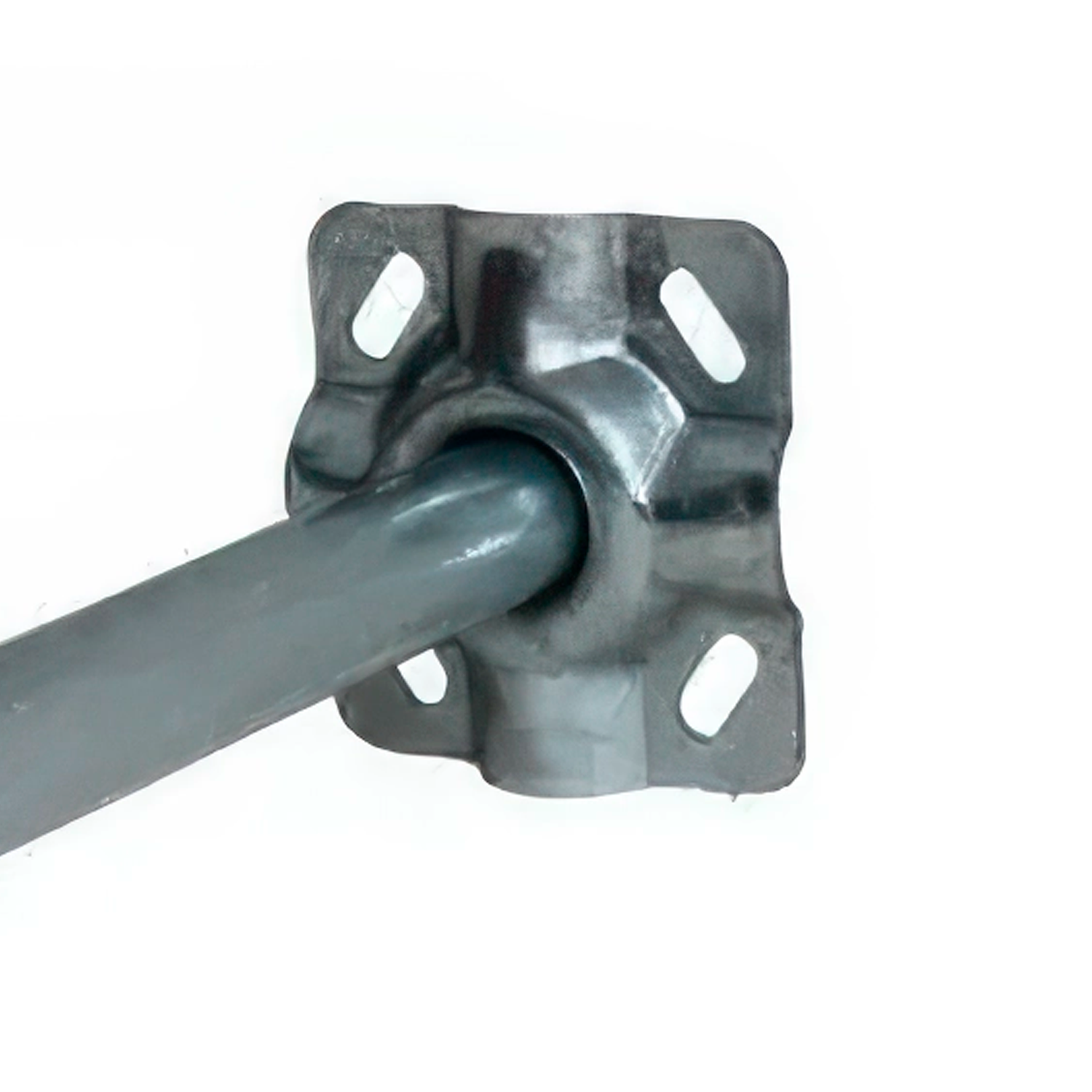 Soporte pared en L  30 mm para antenas de 60cm  Gris