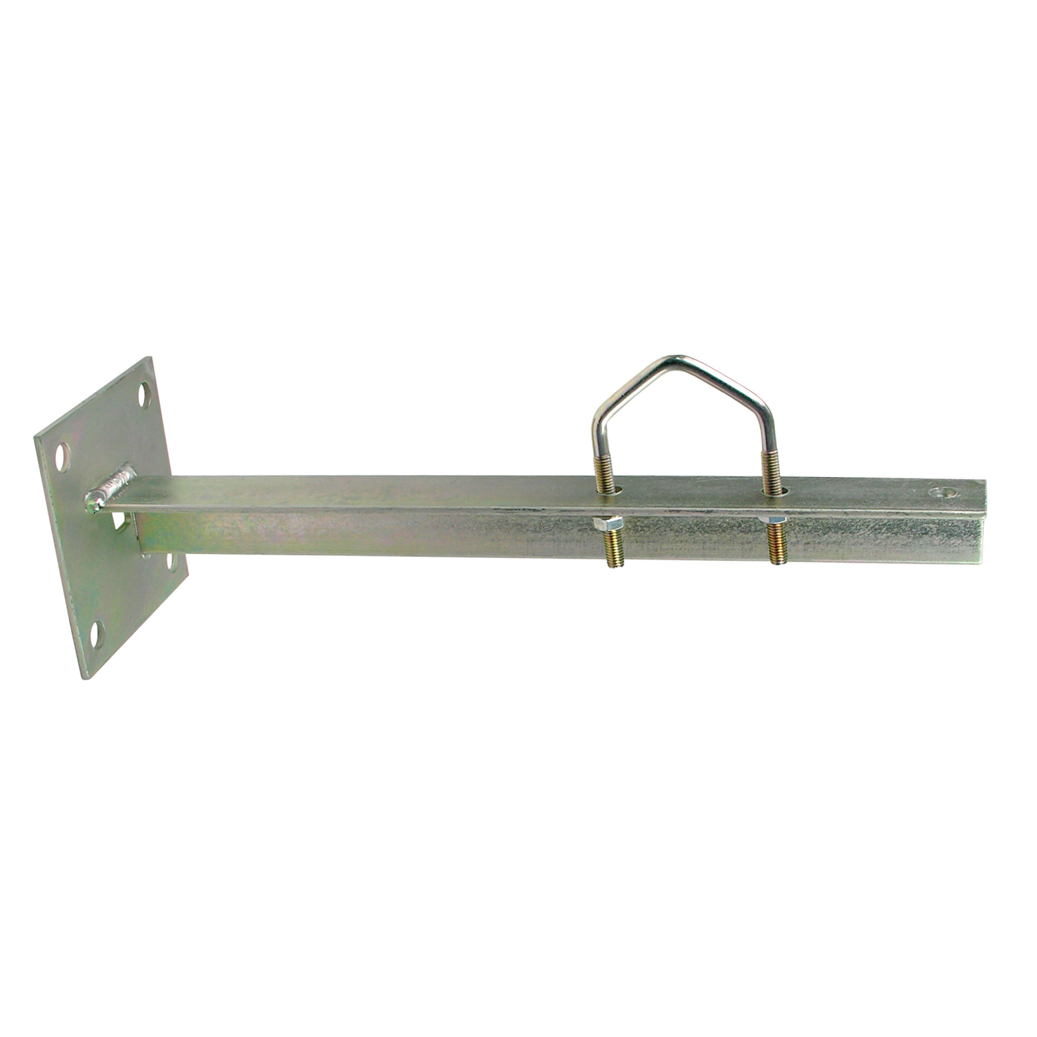 Soporte recto con perfil en L 300mm Zinc + RPR 300 mm