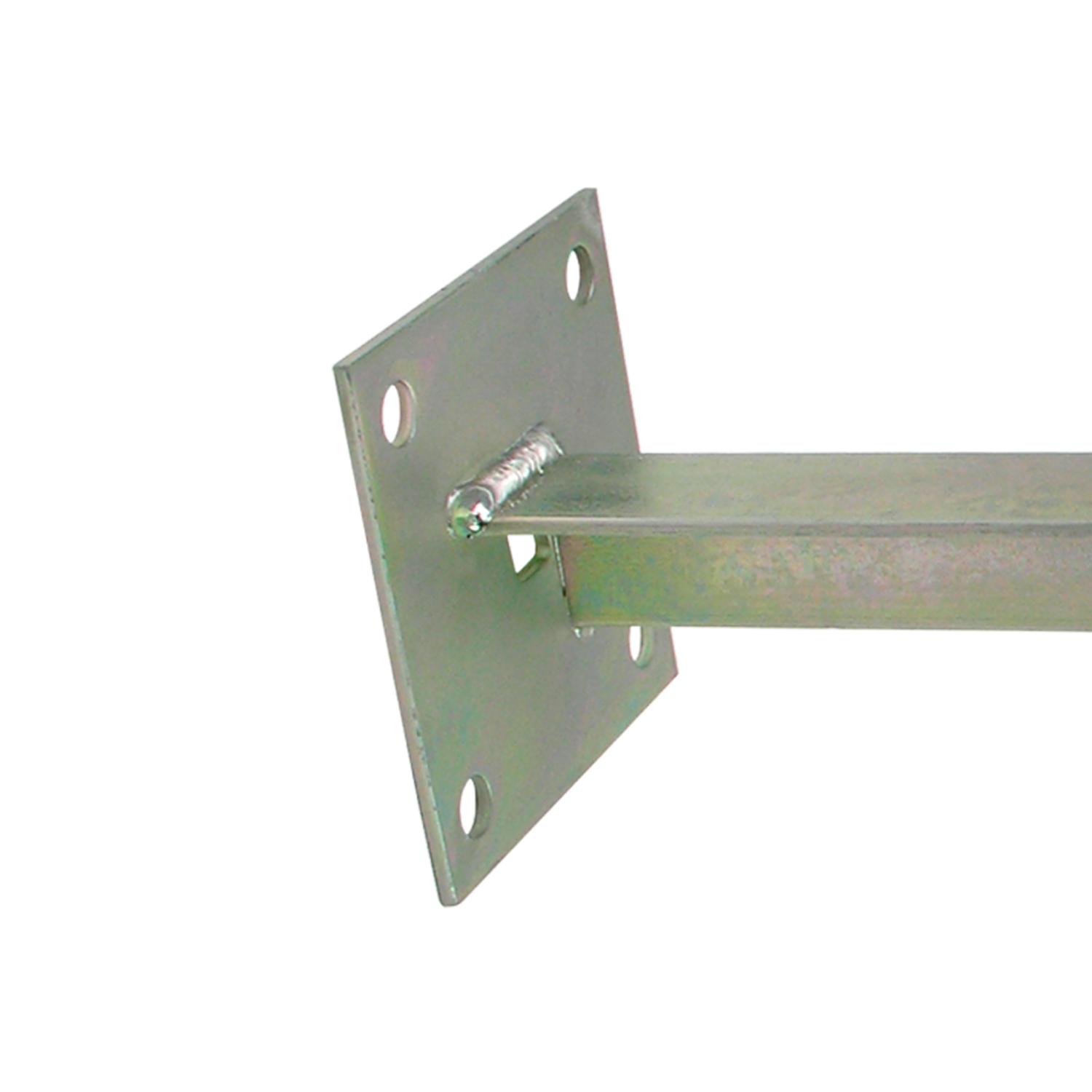 Soporte recto con perfil en L 300mm Zinc + RPR 300 mm