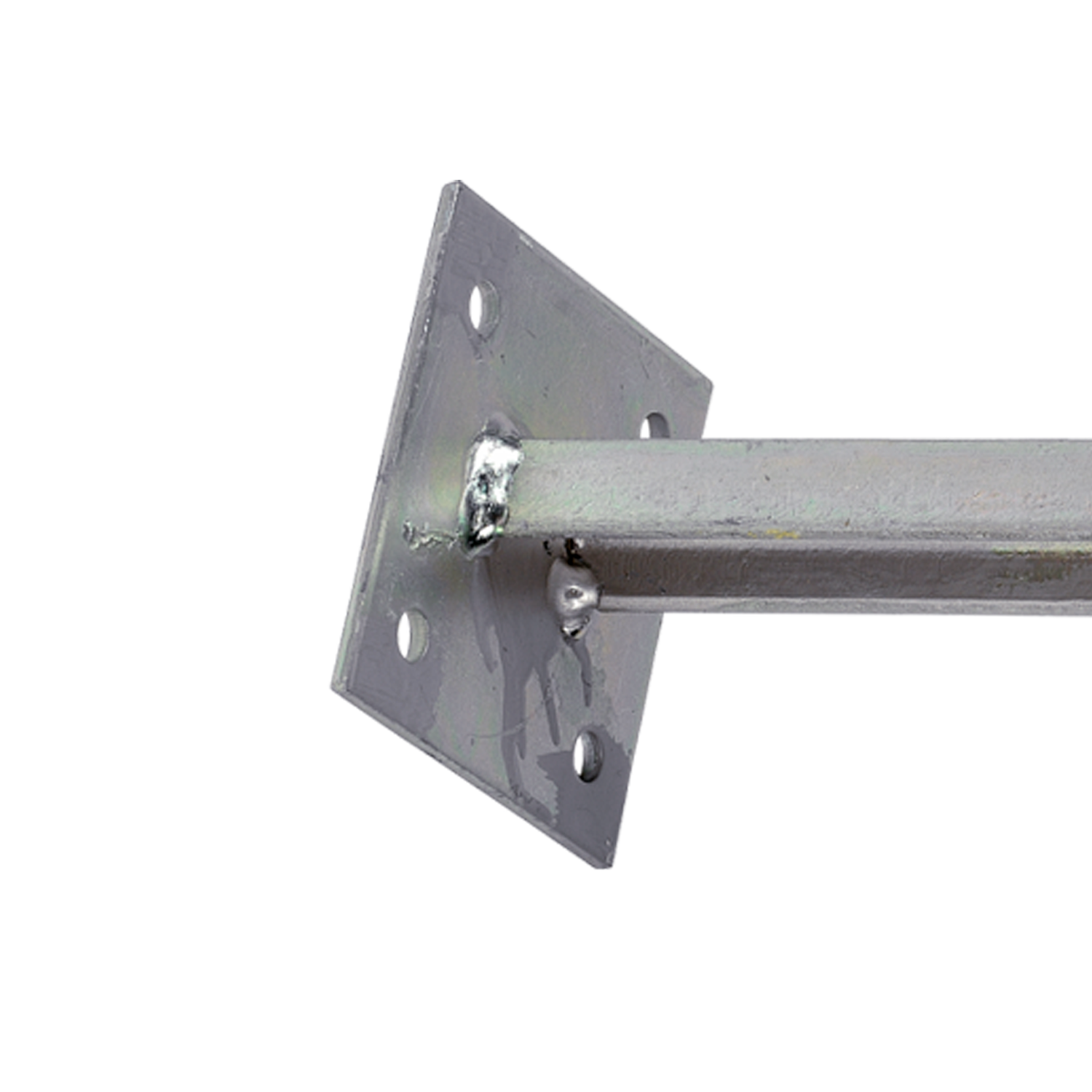 Soporte recto con perfil en U 500mm Zinc + RPR