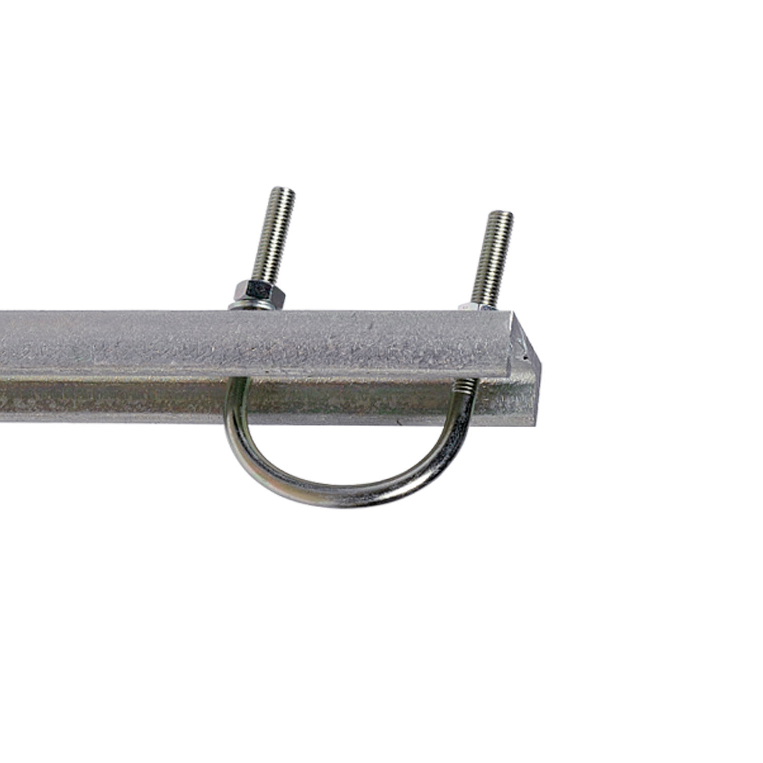 Soporte recto con perfil en U 500mm Zinc + RPR