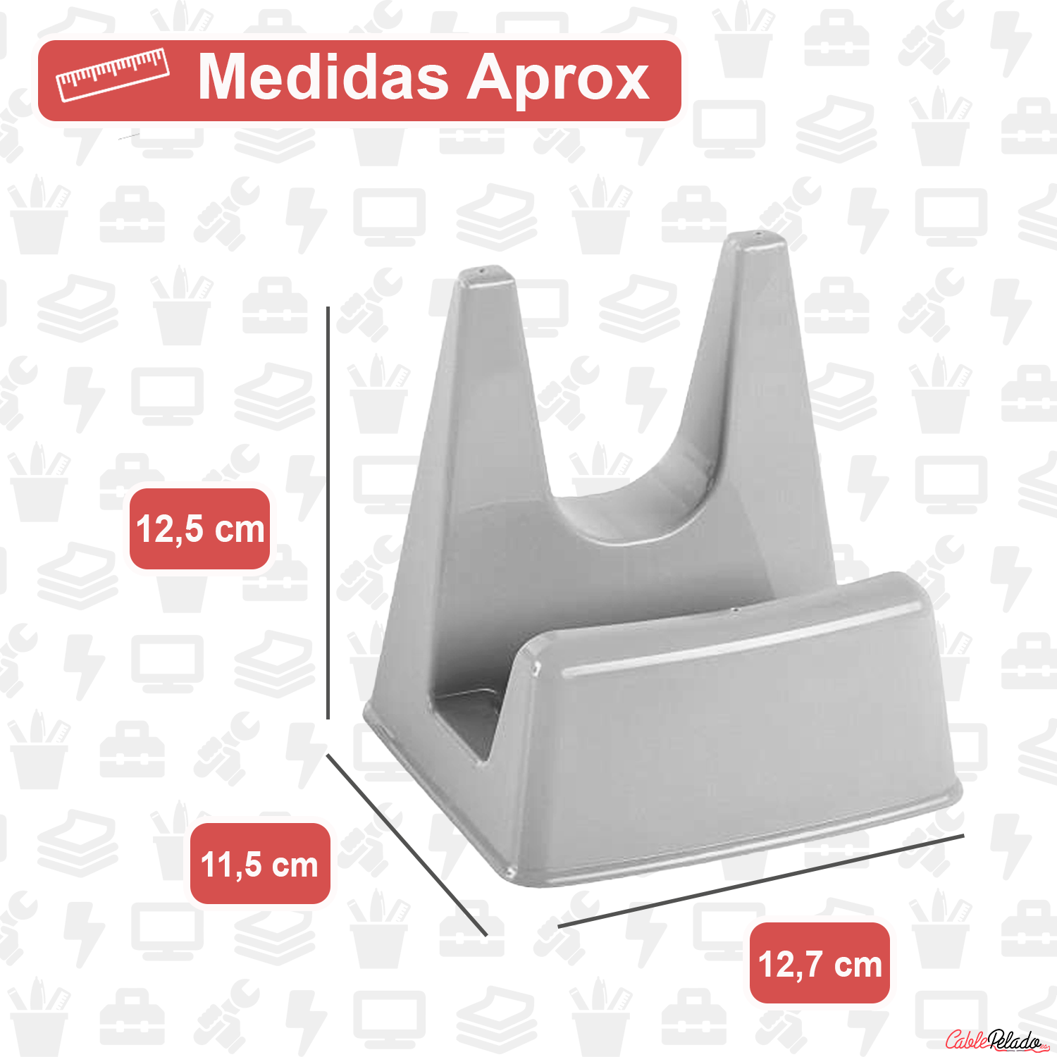 Soporte Tapas Ollas  Gris