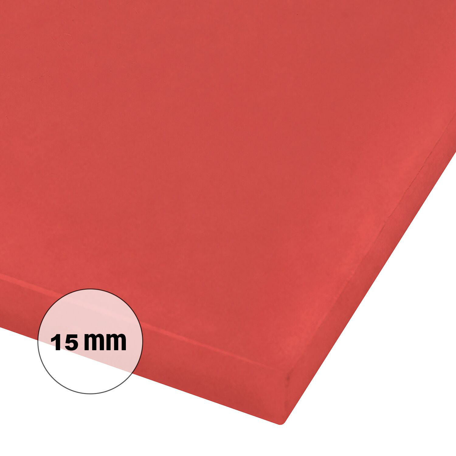 Tabla De Corte Para Cocina Profesional 40 X 30 Cm  Rojo