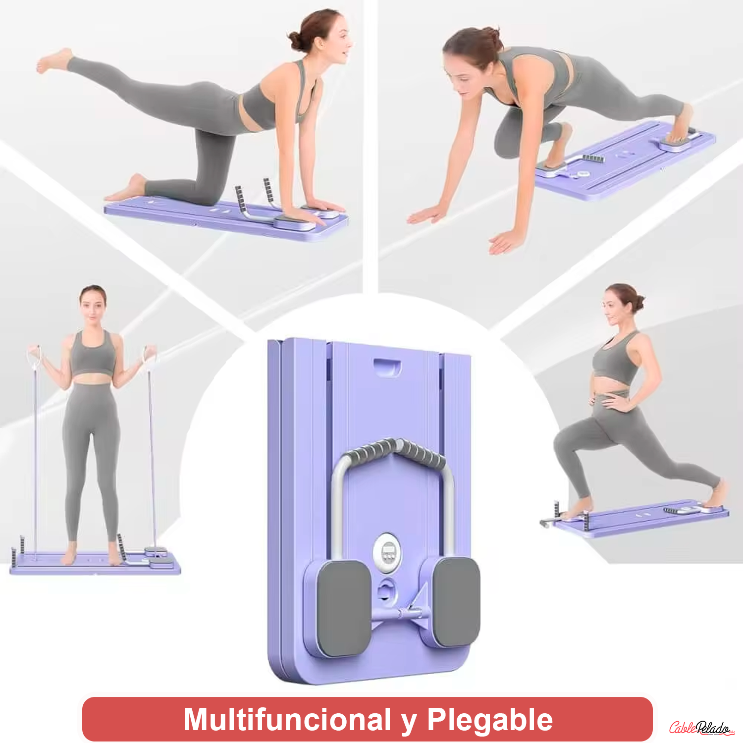 Tabla de Flexiones Multifuncional y Plegable